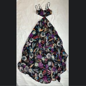 Hot Miami Styles/ High Low Floral Dress